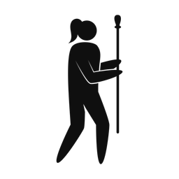 Marching Mace - Female | Strike | Silhouette | v1