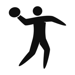 Frisbee Golf - Male | Strike | Silhouette | v1