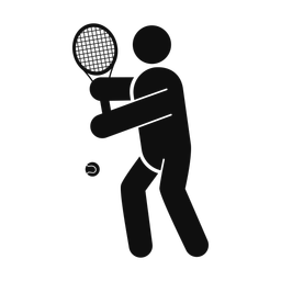 Tennis - Male | Round | Silhouette | v5