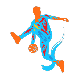 Basketball - Male | Splash | Colorful | v7