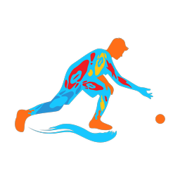 Bocce ball - Male | Splash | Colorful | v1