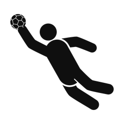 Soccer Goalie - Male | Round | Silhouette | v1