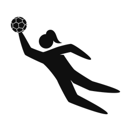 Soccer Goalie - Female | Strike | Silhouette | v1