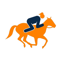Horse Racing - Female | Round | 2 Colored | v1