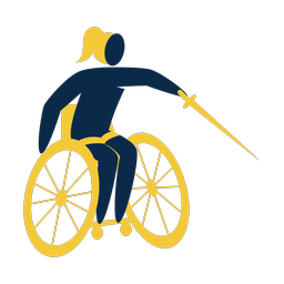 Wheelchair Fencing - Female | Strike | 2 Colored | v1