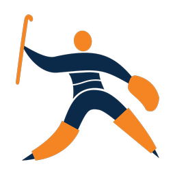 Field Hockey Goalie - Male | Motion | 2 Colored | v1