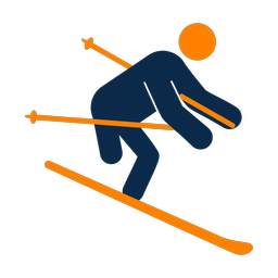 Para Downhill Skiing - Male | Round | 2 Colored | v1