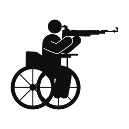 Para Shooting - Male | Round | Silhouette | v1