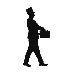 Marching Side Drummer - Male | Classic | Silhouette | v1