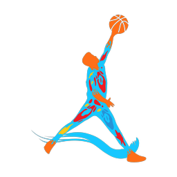 Basketball - Male | Splash | Colorful | v1