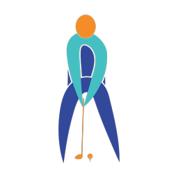 Golf - Male | Motion | 3 Colored | v4