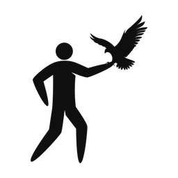 Falconry - Male | Strike | Silhouette | v2