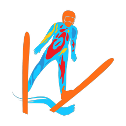 Ski Jumping - Male | Splash | Colorful | v1