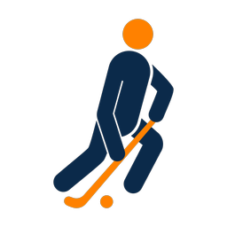 Field Hockey Player - Male | Round | 2 Colored | v1