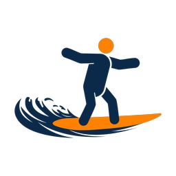 Surfing - Male | Round | 2 Colored | v1