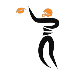 American Football Quarterback - Male | Motion | 2 Colored | v1