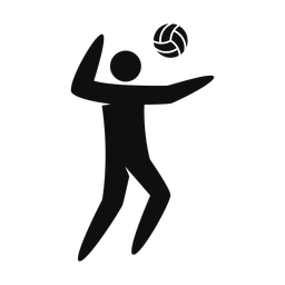 Volleyball - Male | Strike | Silhouette | v3