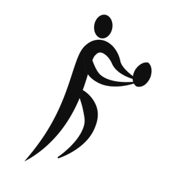 Rugby - Male | Motion | Silhouette | v4