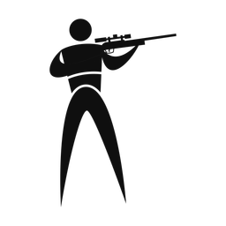Hunting - Male | Motion | Silhouette | v1