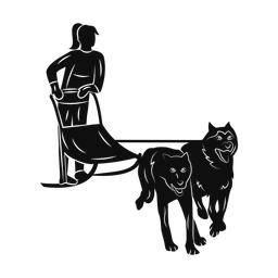 Sled Dog Racing - Female | Promax | Silhouette | v1