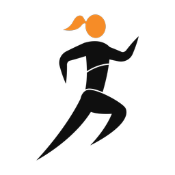 Running - Female | Motion | 2 Colored | v4