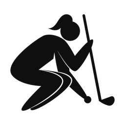 Golf - Female | Strike | Silhouette | v5