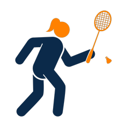 Badminton - Female | Round | 2 Colored | v2