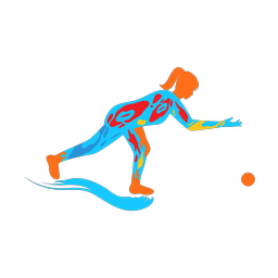 Bocce ball - Female | Splash | Colorful | v1