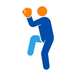 Baseball Pitcher - Male | Round | 3 Colored | v3