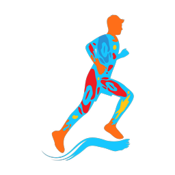 Running - Male | Splash | Colorful | v2