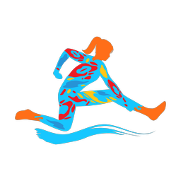 Hurdle - Female | Splash | Colorful | v1