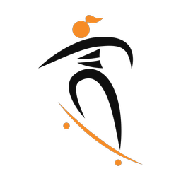 Skateboarding - Female | Motion | 2 Colored | v1