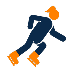 Speed Skating - Female | Round | 2 Colored | v6