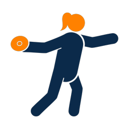 Discus Throw - Female | Round | 2 Colored | v1