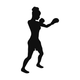 Boxing - Female | Classic | Silhouette | v2