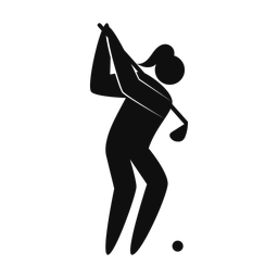 Golf - Female | Strike | Silhouette | v6