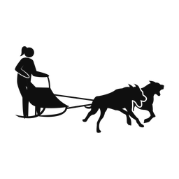 Sled Dog Racing - Female | Strike | Silhouette | v3