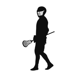 Lacrosse Player - Male | Classic | Silhouette | v2