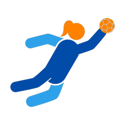 Soccer Goalie - Female | Round | 3 Colored | v1