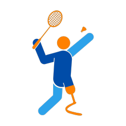 Para Badminton - Male | Round | 3 Colored | v1