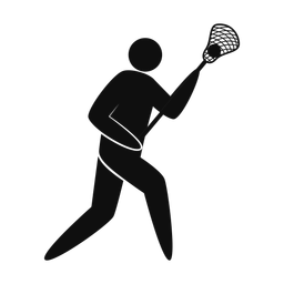 Lacrosse Player - Male | Strike | Silhouette | v3