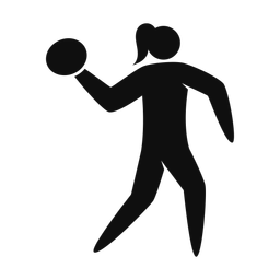 Frisbee Golf - Female | Strike | Silhouette | v1