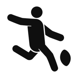 Rugby - Male | Round | Silhouette | v5