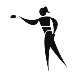 Corn Hole - Female | Motion | Silhouette | v1