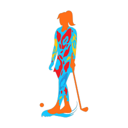 Golf - Female | Splash | Colorful | v6