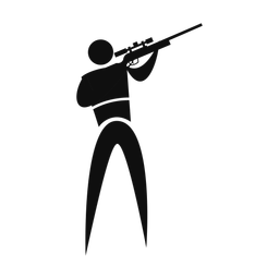 Hunting - Male | Motion | Silhouette | v2