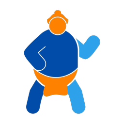 Sumo Wrestling - Male | Round | 3 Colored | v2