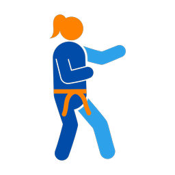Karate - Female | Round | 3 Colored | v2
