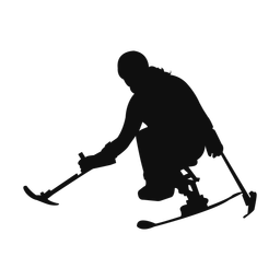 Para Downhill Skiing - Female | Classic | Silhouette | v1