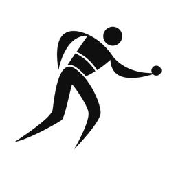 Bocce ball - Male | Motion | Silhouette | v1